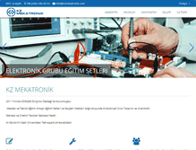 Tablet Screenshot of kzmekatronik.com